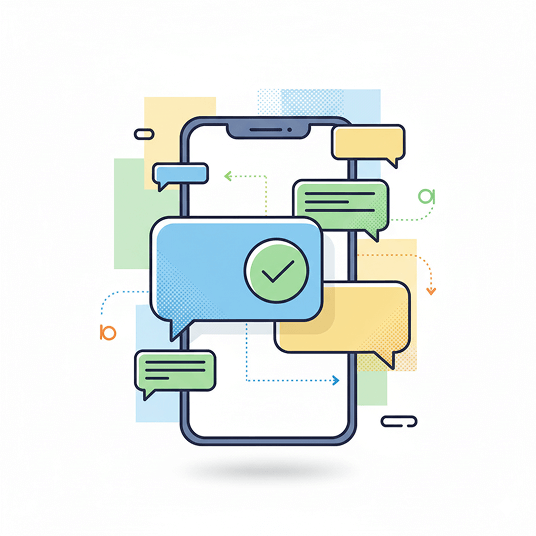 Successful OTP message delivery with real-time status updates.